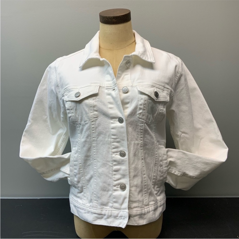 Classic White Denim Jacket